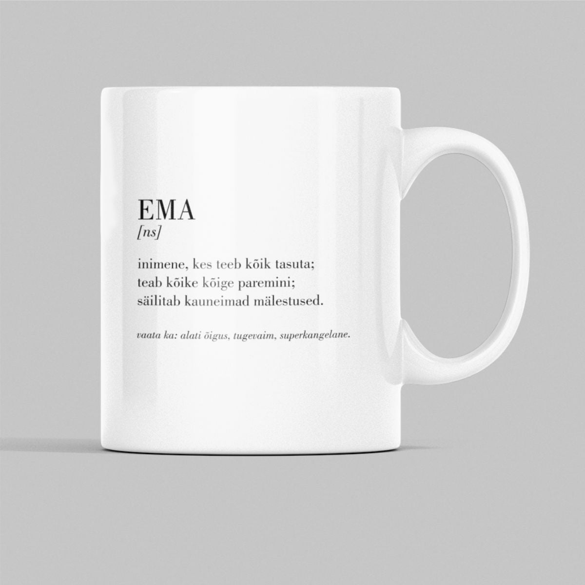 Tass "Ema kirjeldus"