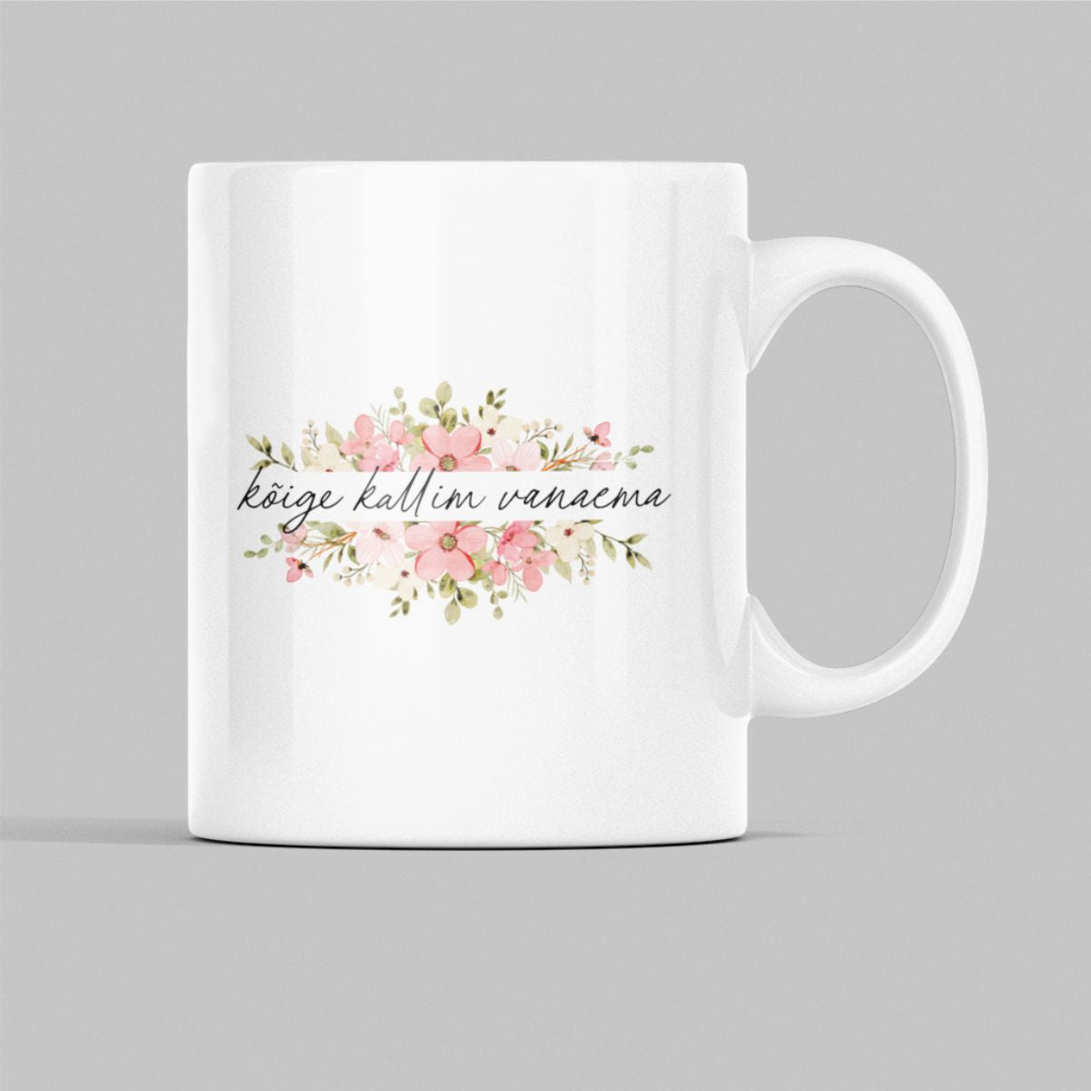 Tass "Kõige kallima vanaema lilled"