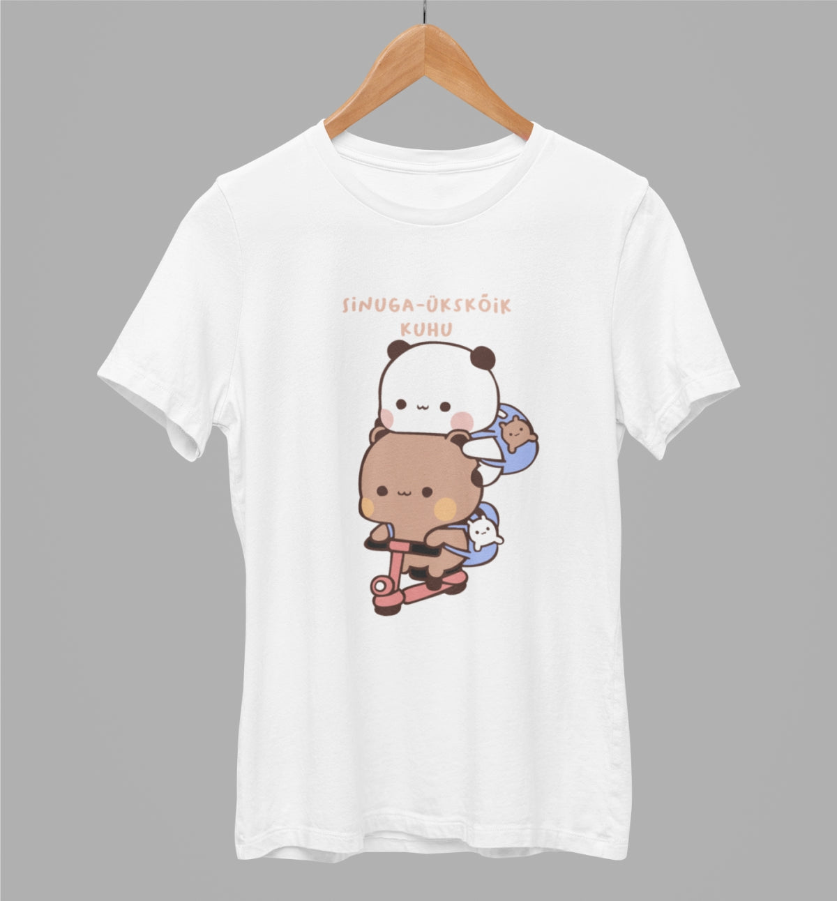 Valge unisex t-särk "Eesti tuli"