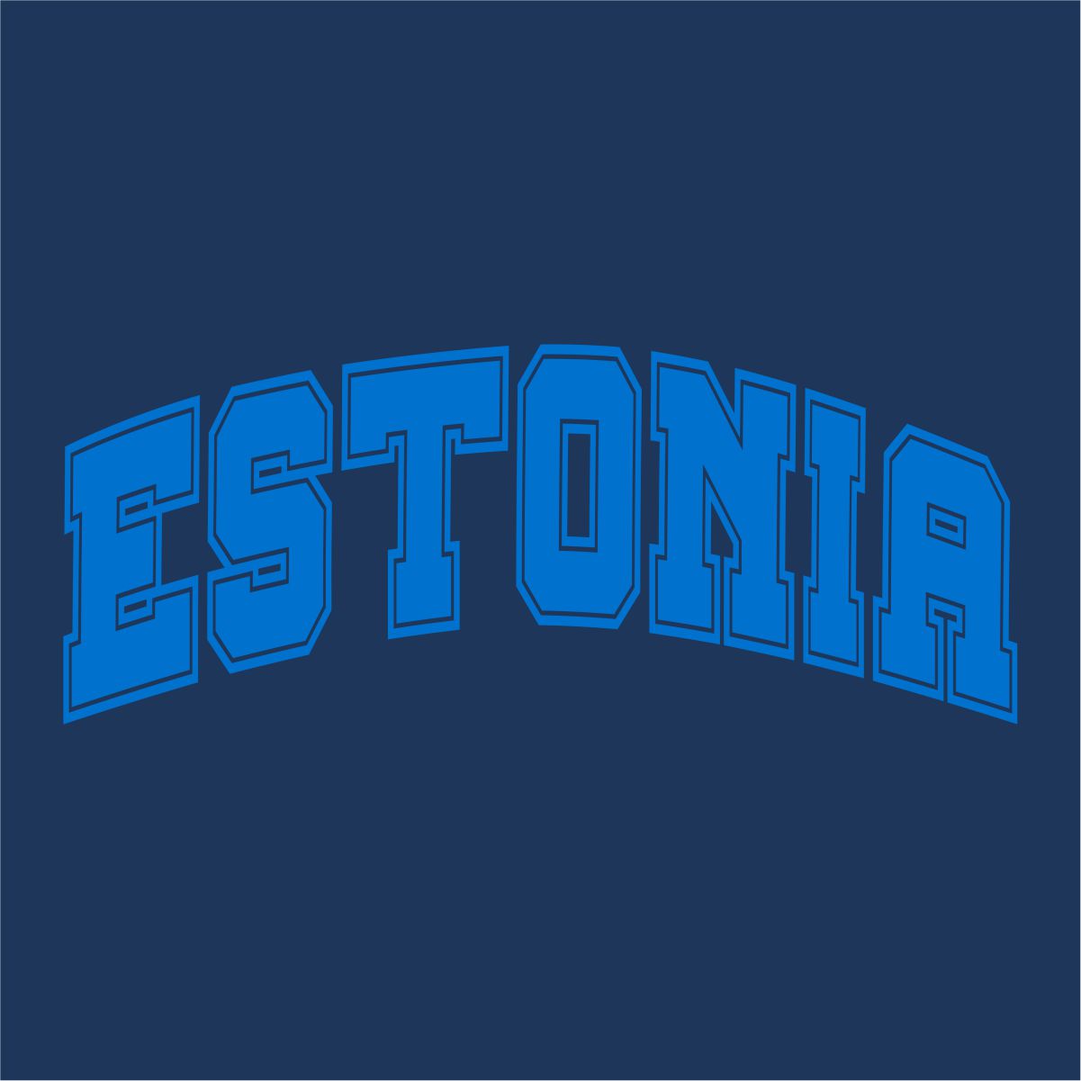 Sinine pusaer ilma kapuutsita "Eesti"