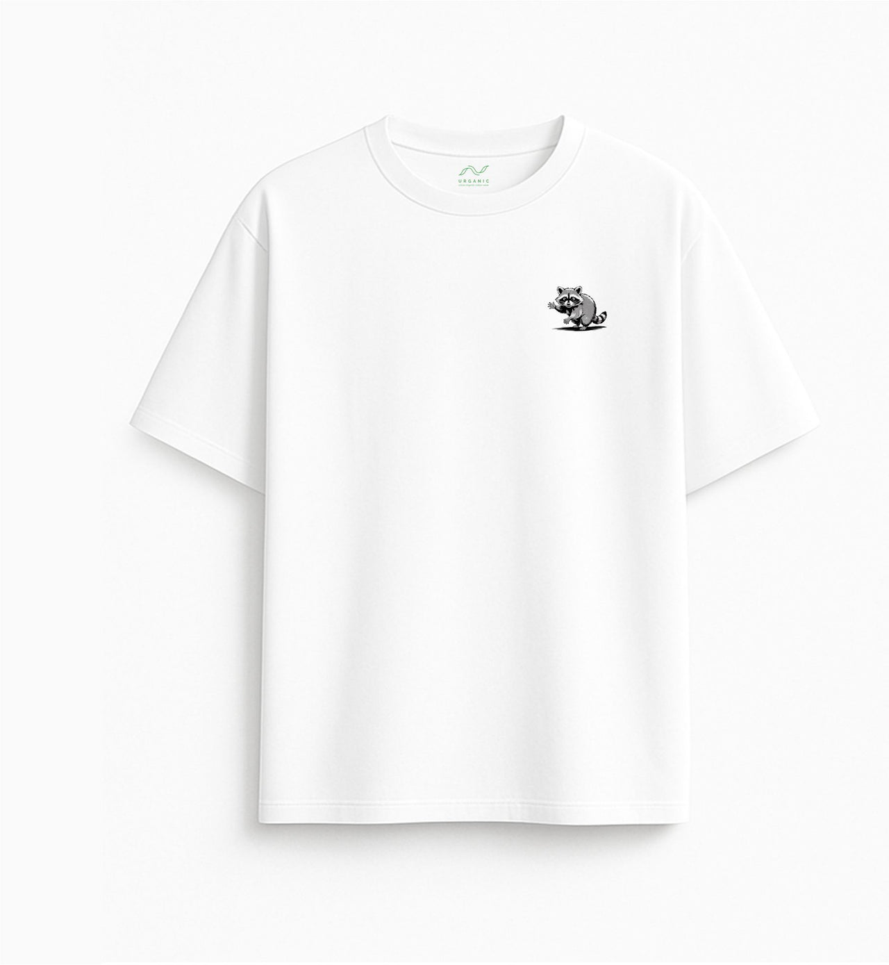 Ülisuur valge T-särk "On my way"