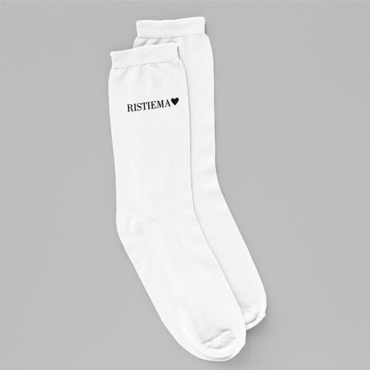 Valged sokid "Ristiema südamega"