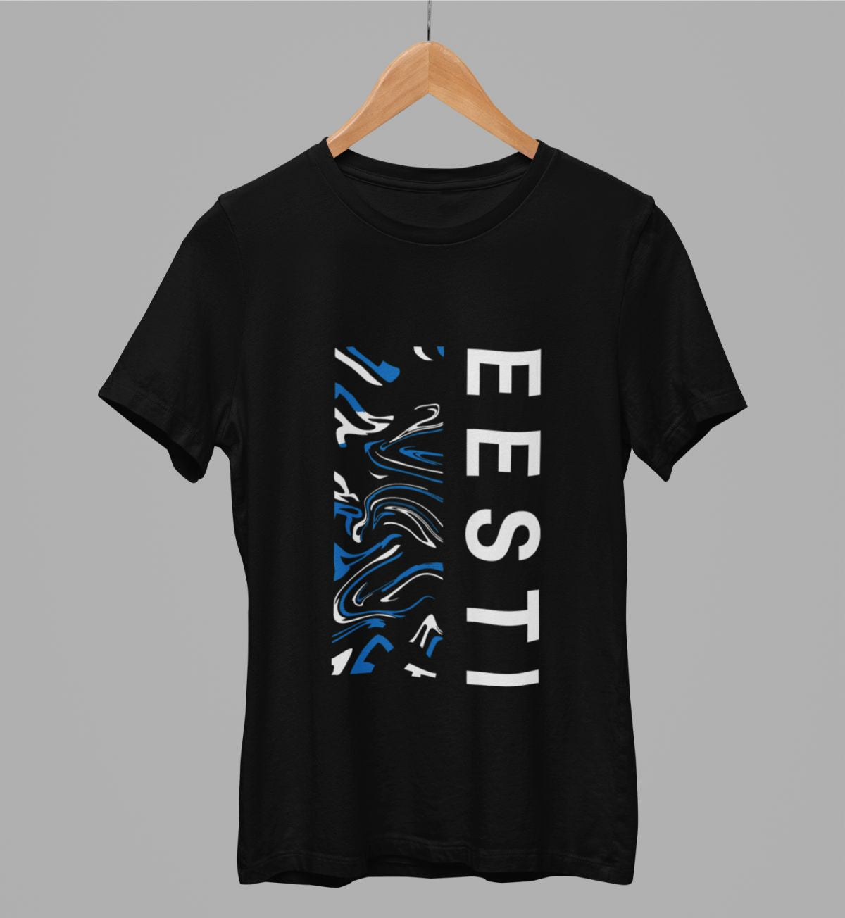 Must unisex t-särk "Kõige kaunimad värvid"