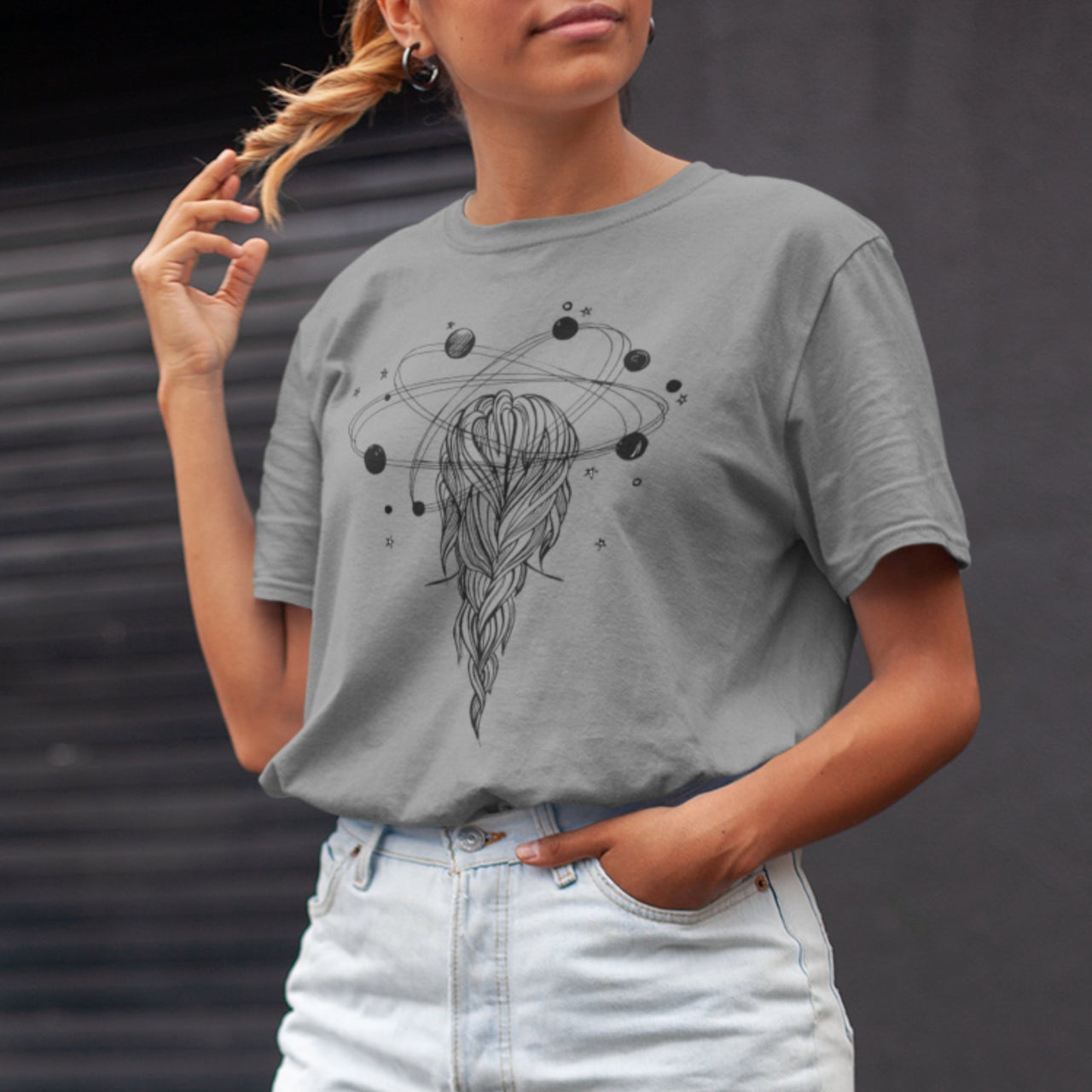 Hall Melange UNISEX T-särk Unistus