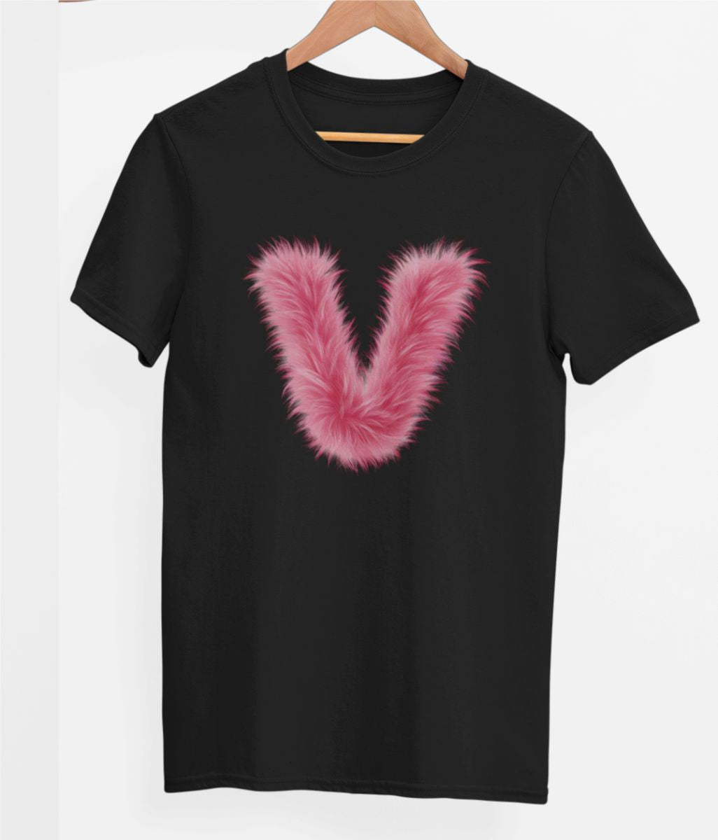 Mustad UNISEX T-särgid "V täht"