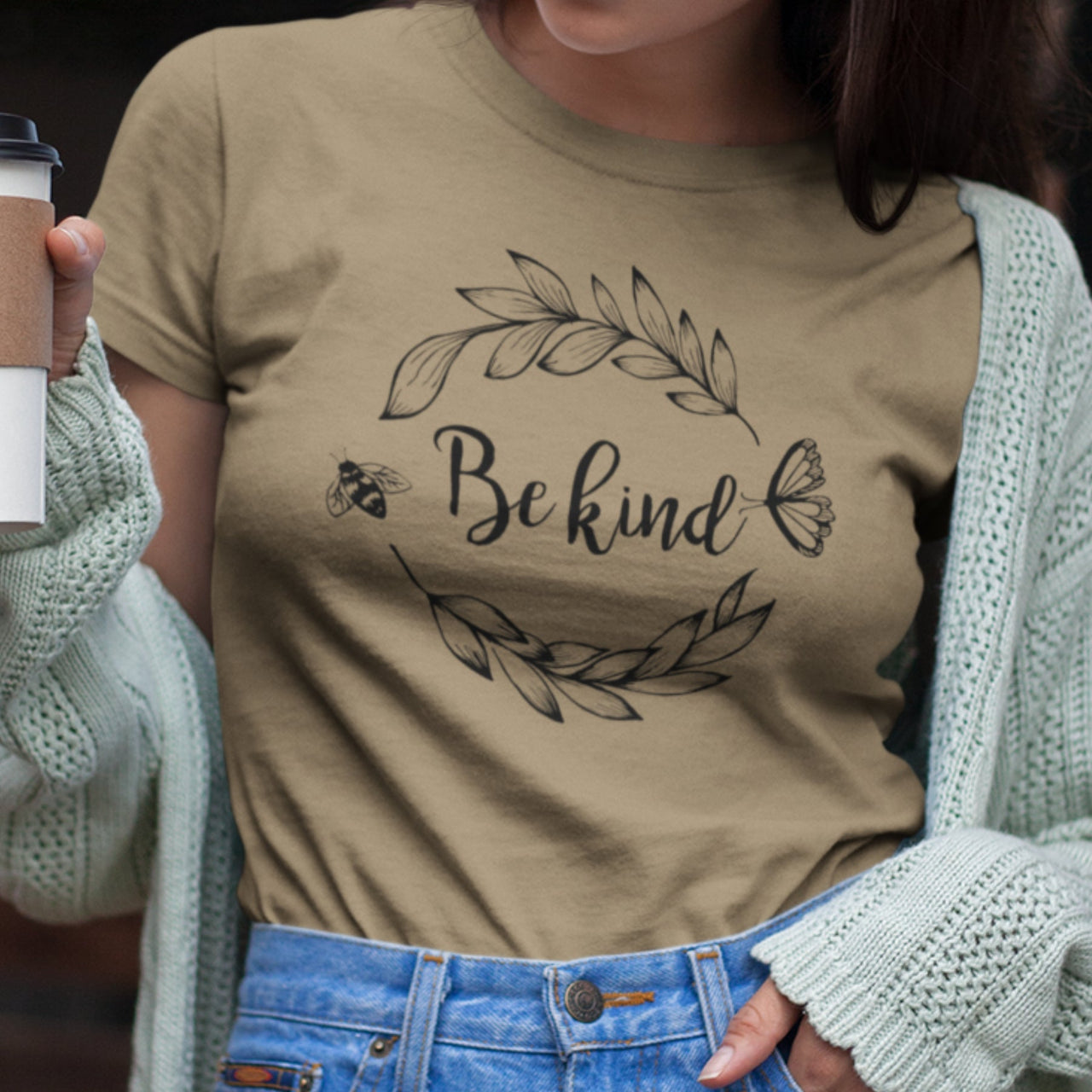 Kaki UNISEX T-särk Ole lahe