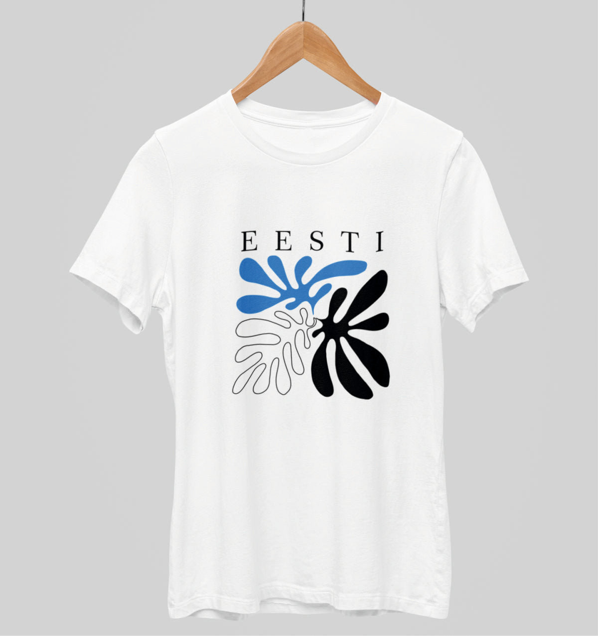 Valged UNISEX T-särgid Eesti värvid