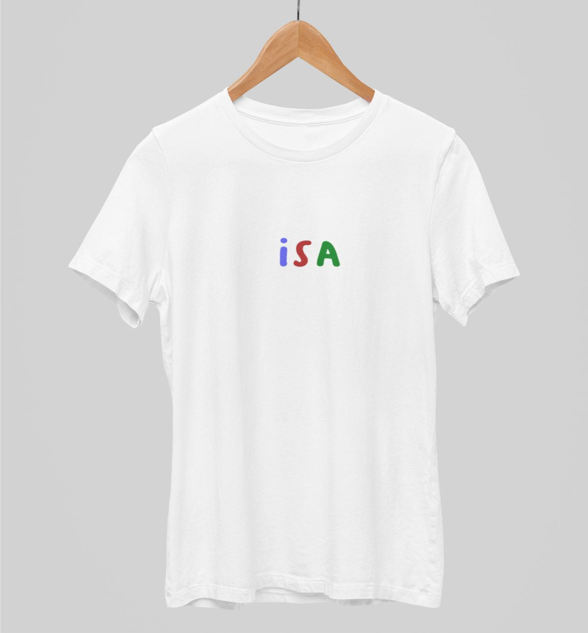 Unisex valge T-särk "Isa"
