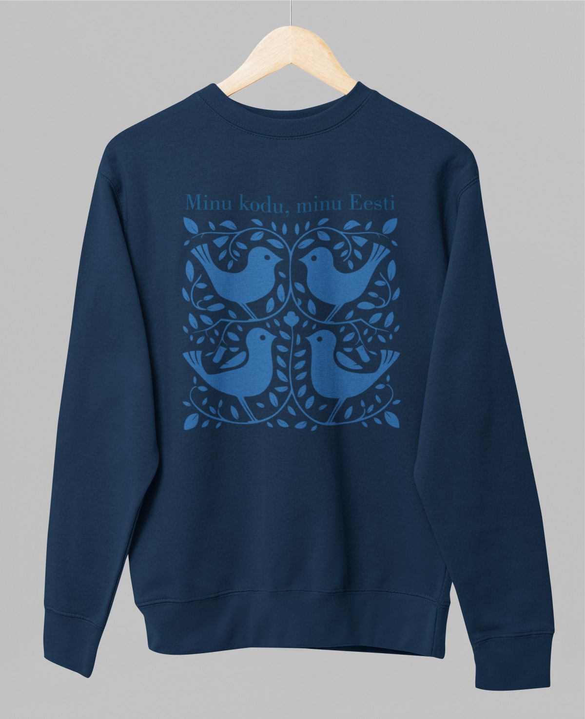 Sinine pusaer ilma kapuutsita "Meie maa, meie rahvas"