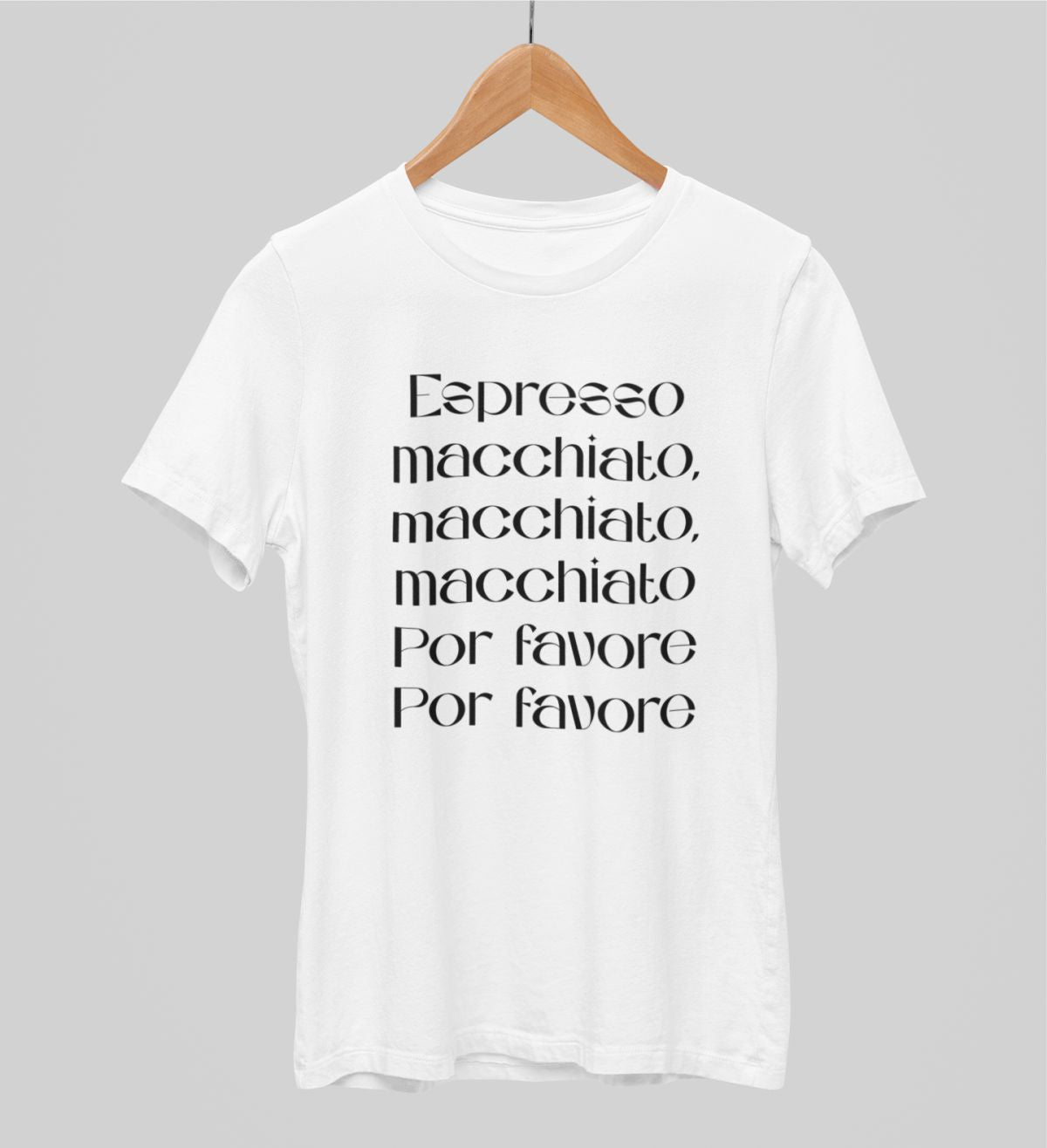 Valged UNISEX T-särgid Espresso