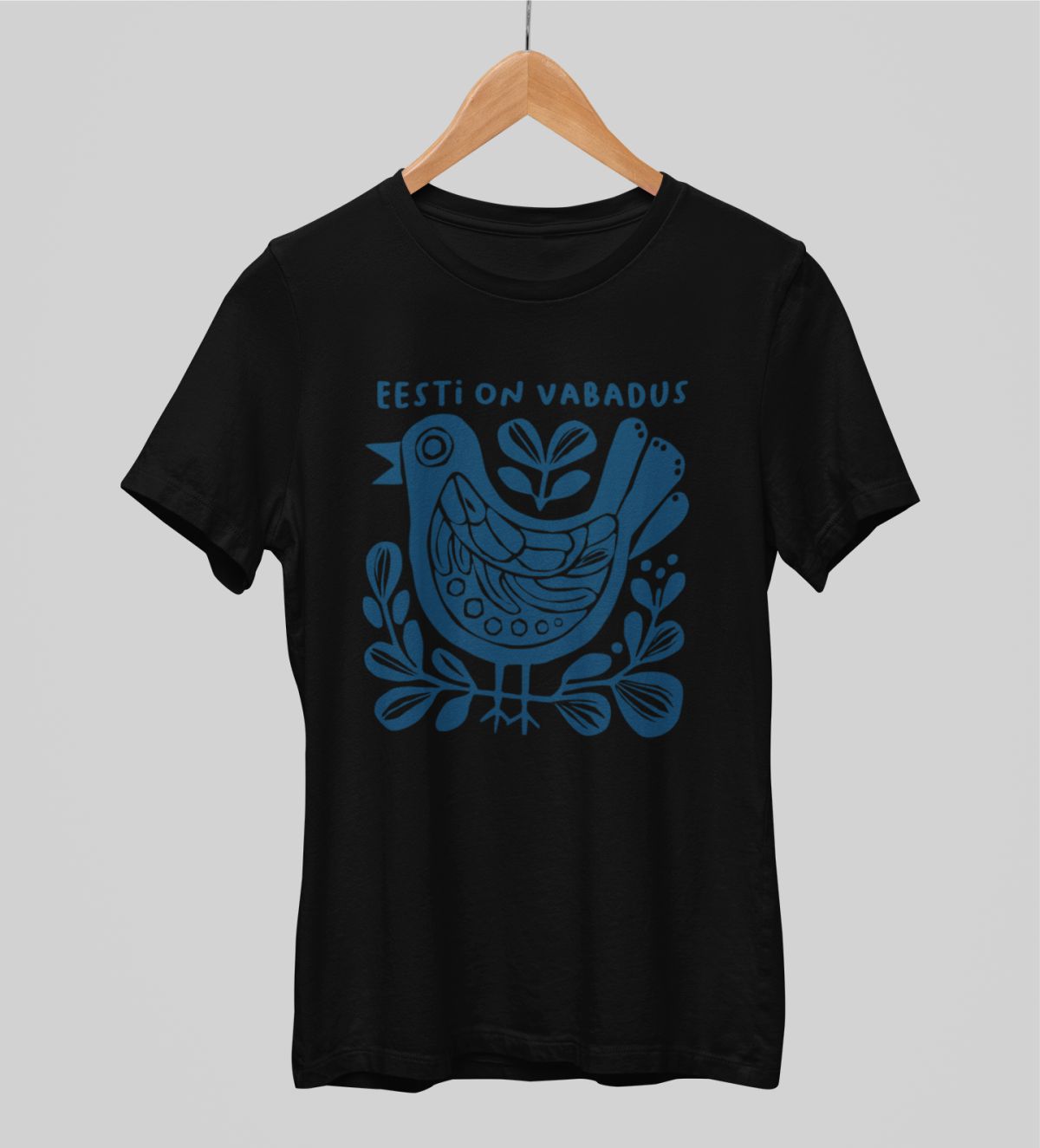 Mustad UNISEX T-särgid "Eesti on vabadus"