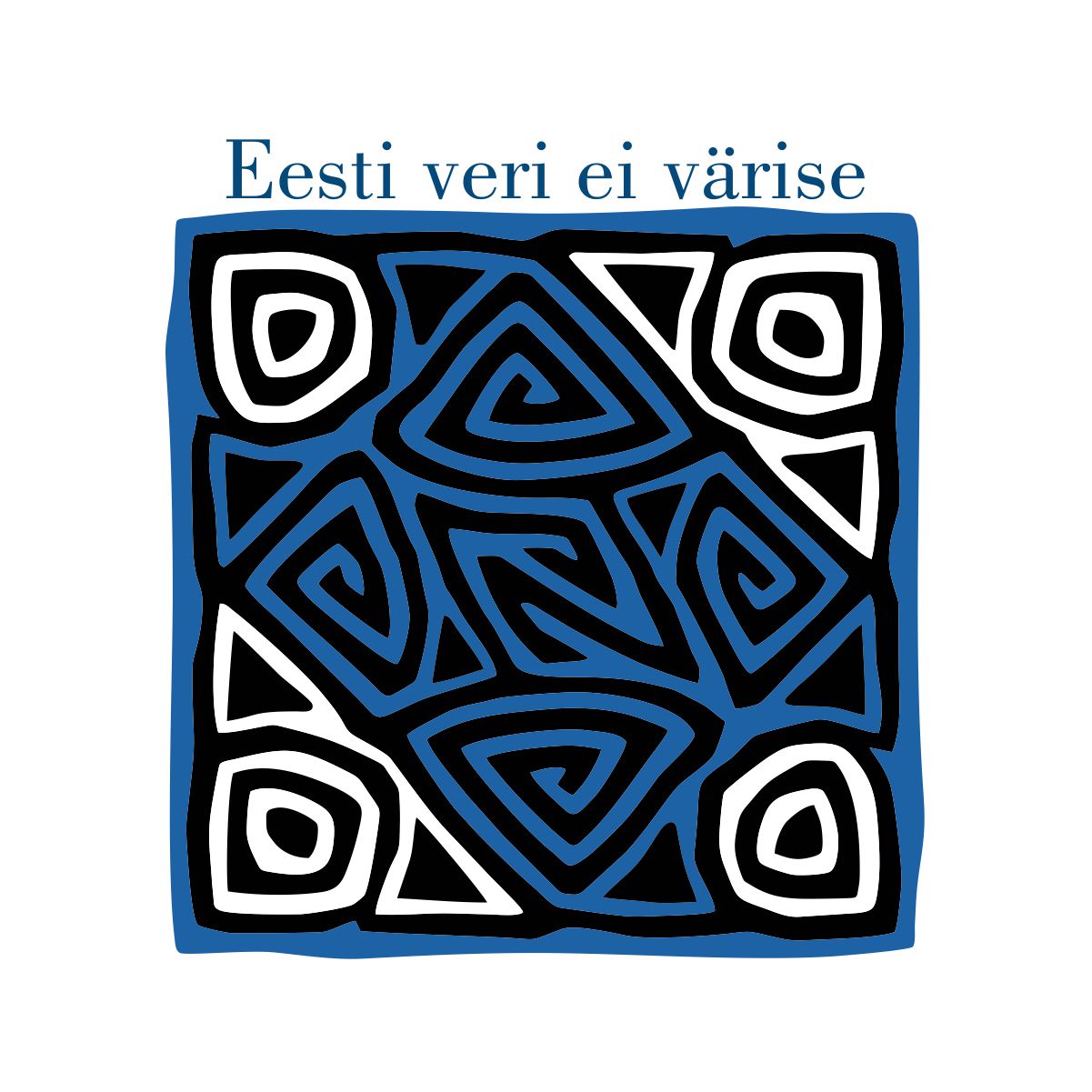 Valged UNISEX T-särgid "Eesti veri ei värise"