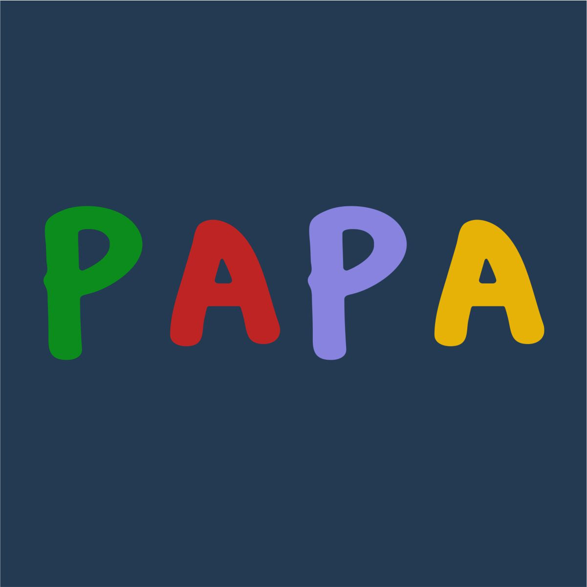 Tumesinine pusaer ilma kapuutsita "PAPA"