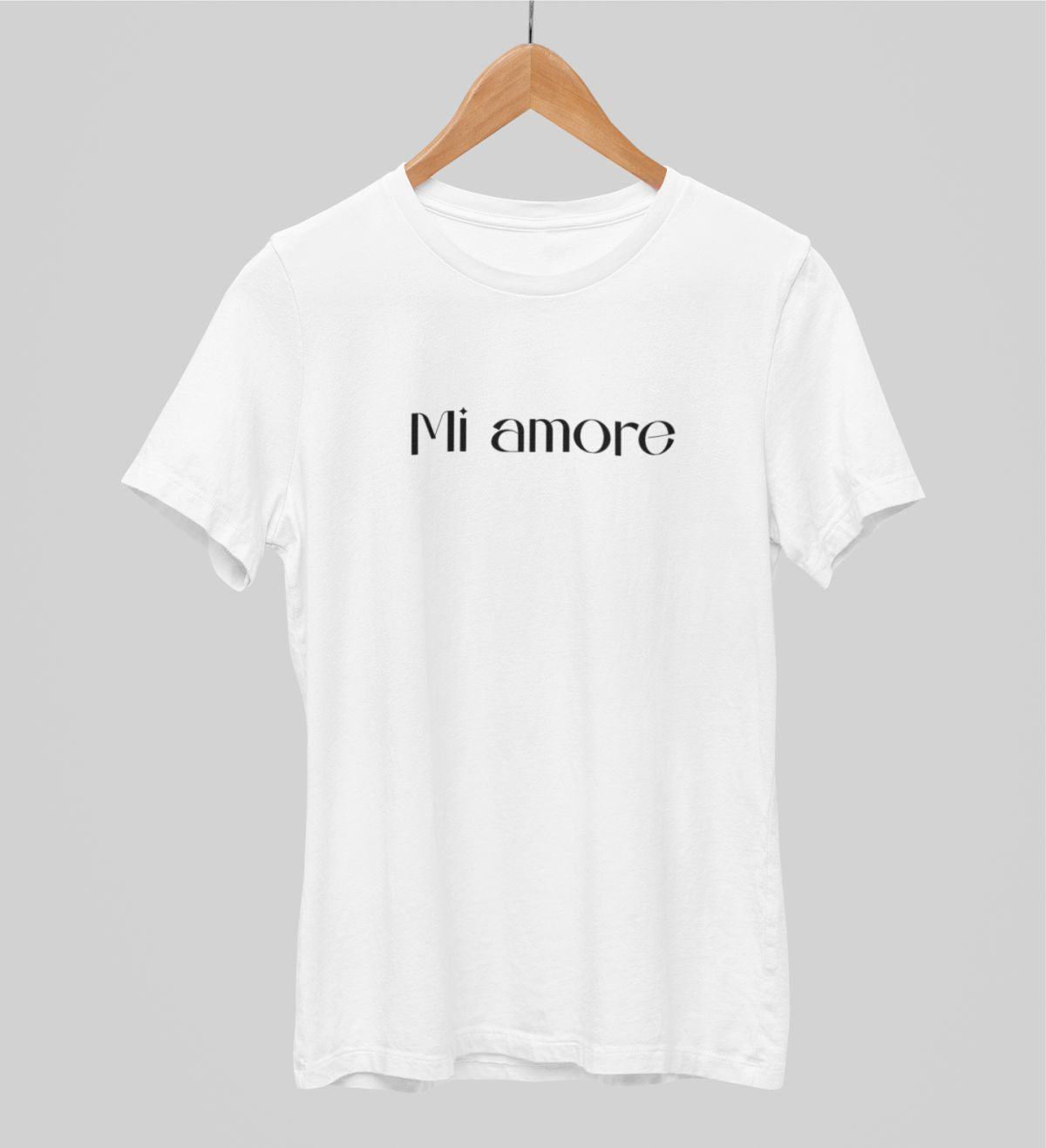 Valged UNISEX T-särgid Mi amore