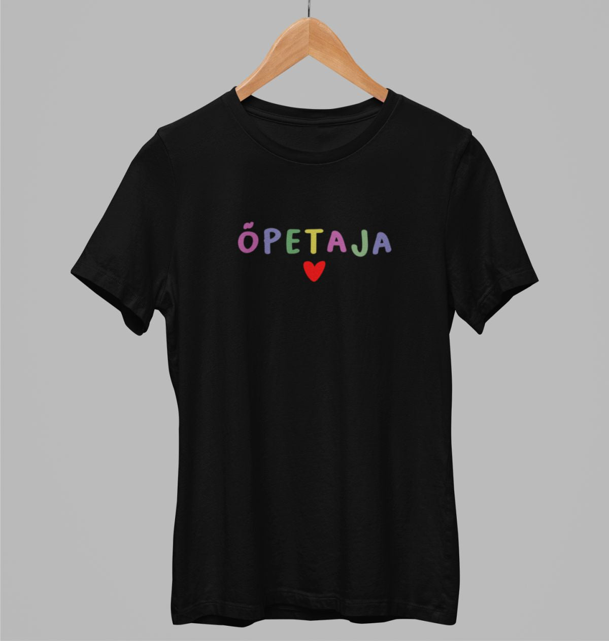 Mustad UNISEX T-särgid "Õpetaja"