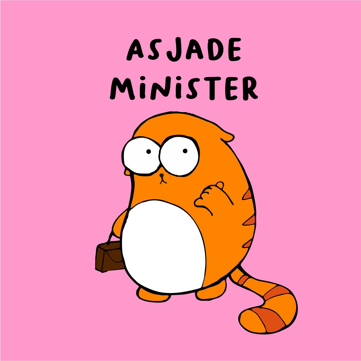 Roosad UNISEX T-särgid "Asjade minister"