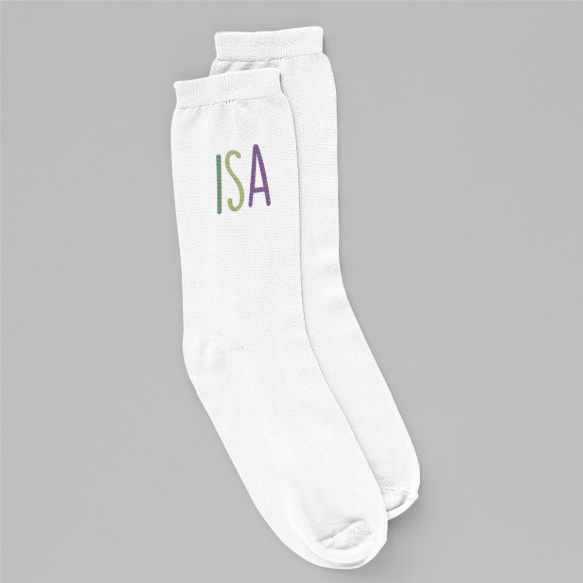 Valged sokid "Värviline isa"