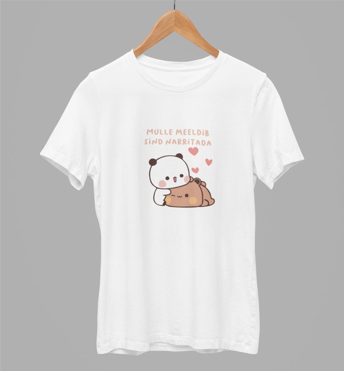 Valge unisex t-särk "Eesti tuli"