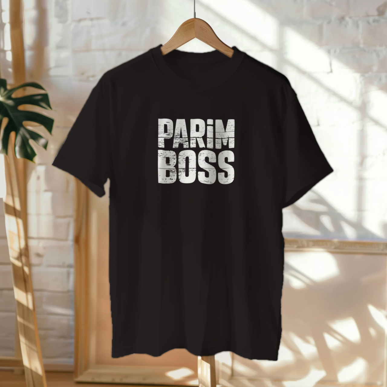 Mustad UNISEX T-särgid "Parim Boss"