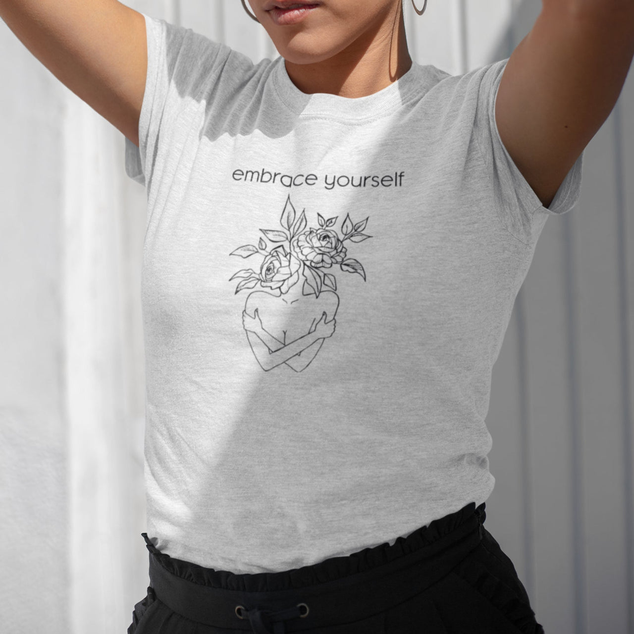 Valge UNISEX T-särk Armasta ots