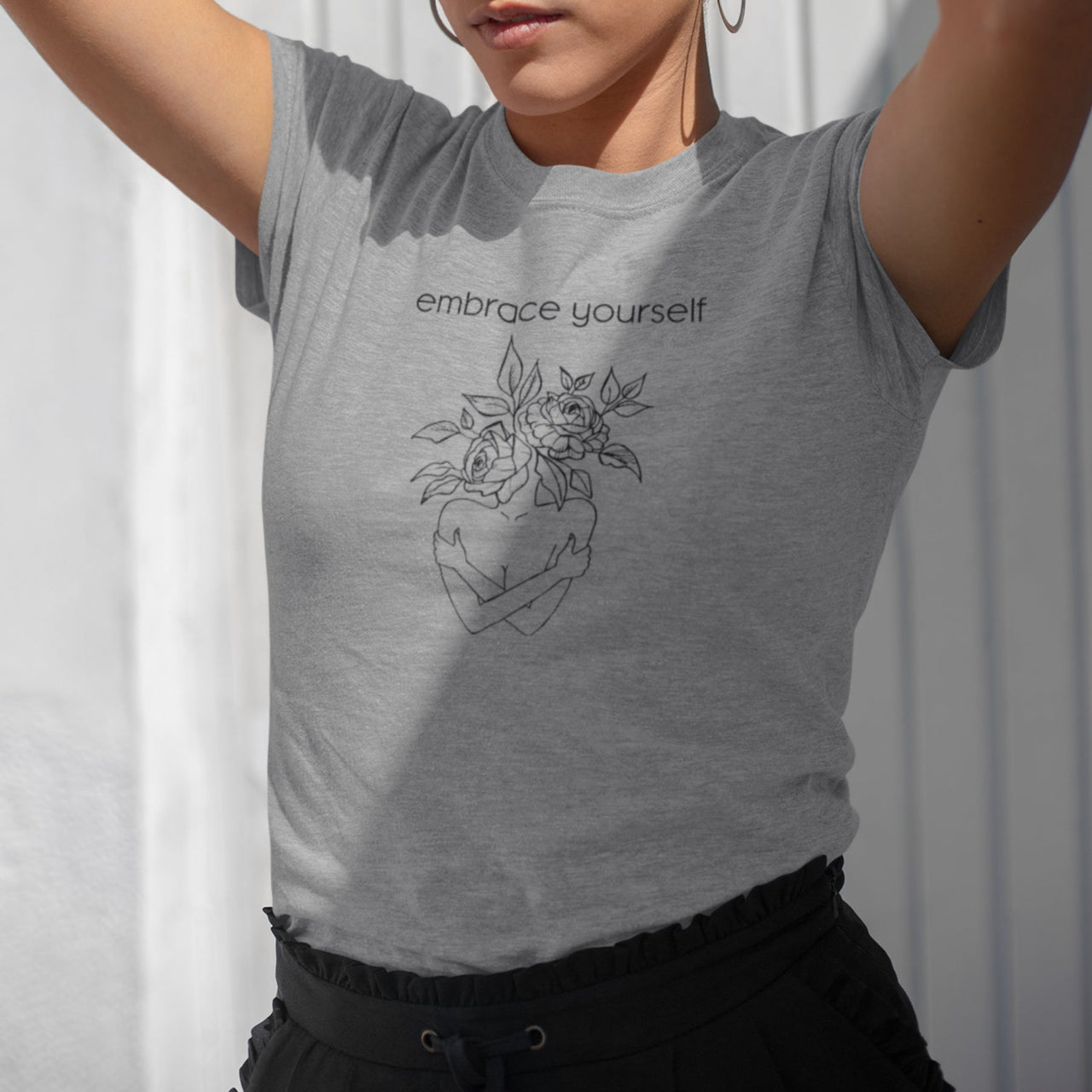 Hall Melange UNISEX T-särk Armasta end