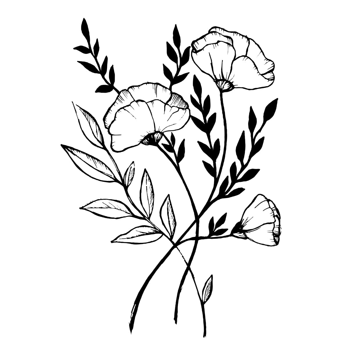 Valge UNISEX T-särk Kolm lille