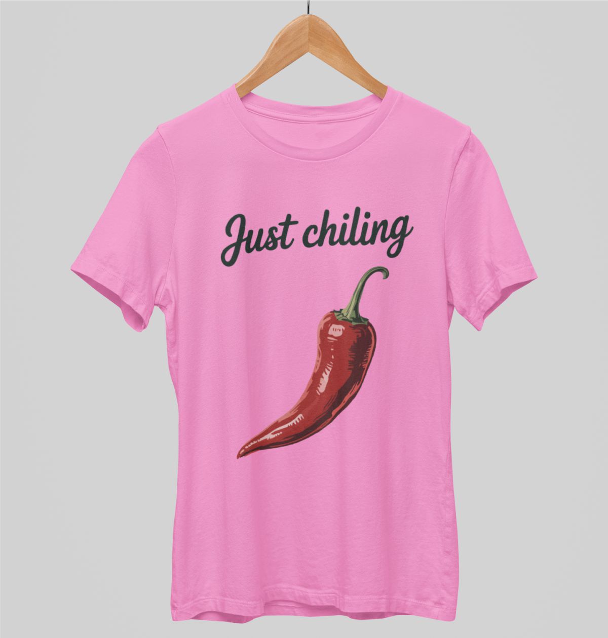 Roosad UNISEX T-särgid Lihtsalt tšillimine