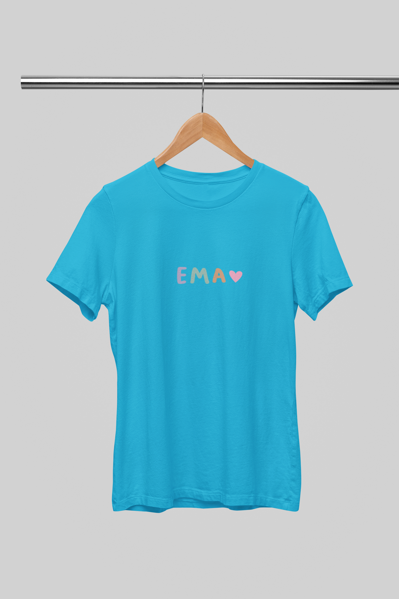 Helesinine UNISEX T-särk "Stiilne ema"
