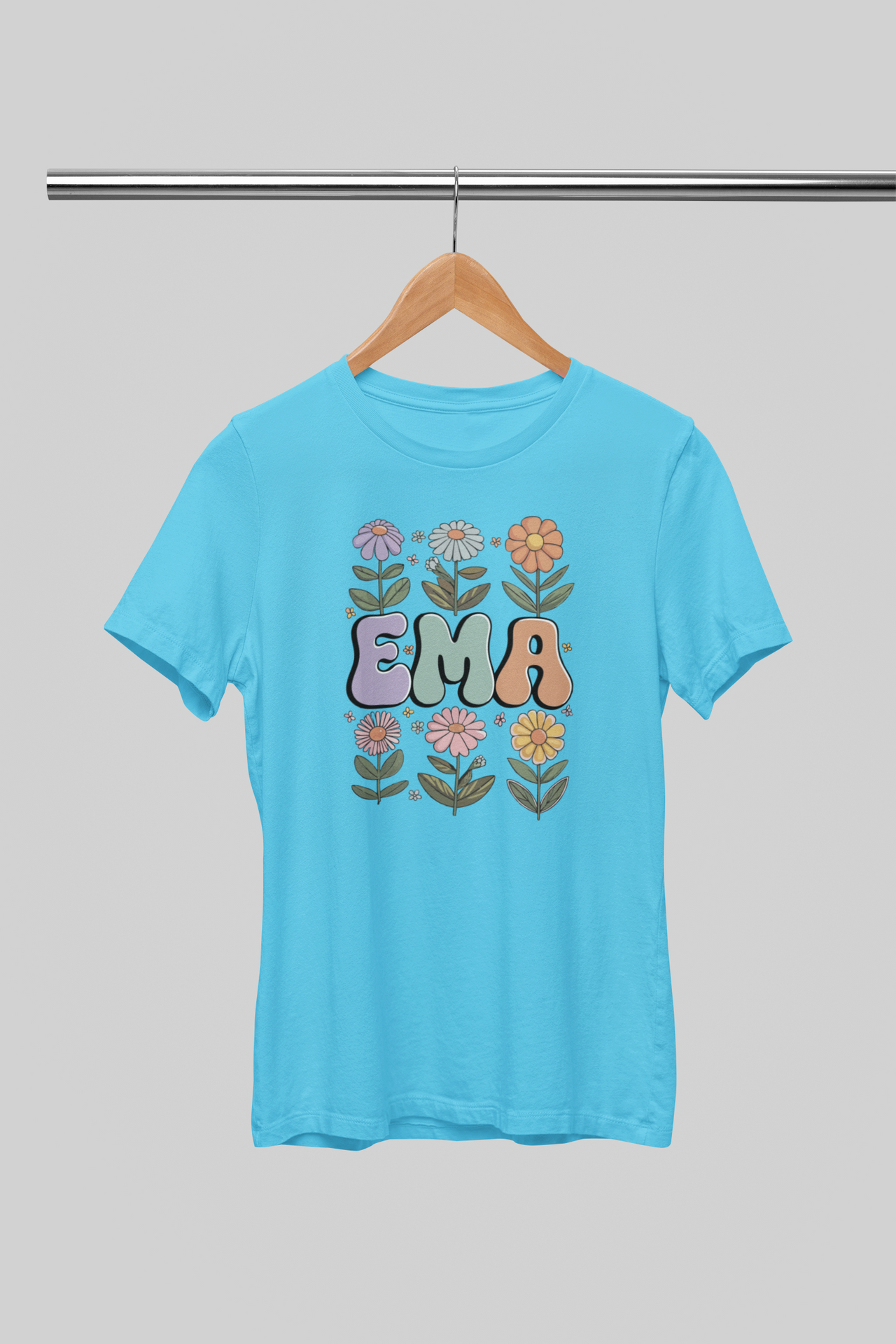 Helesinine UNISEX T-särk "Stiilne ema"