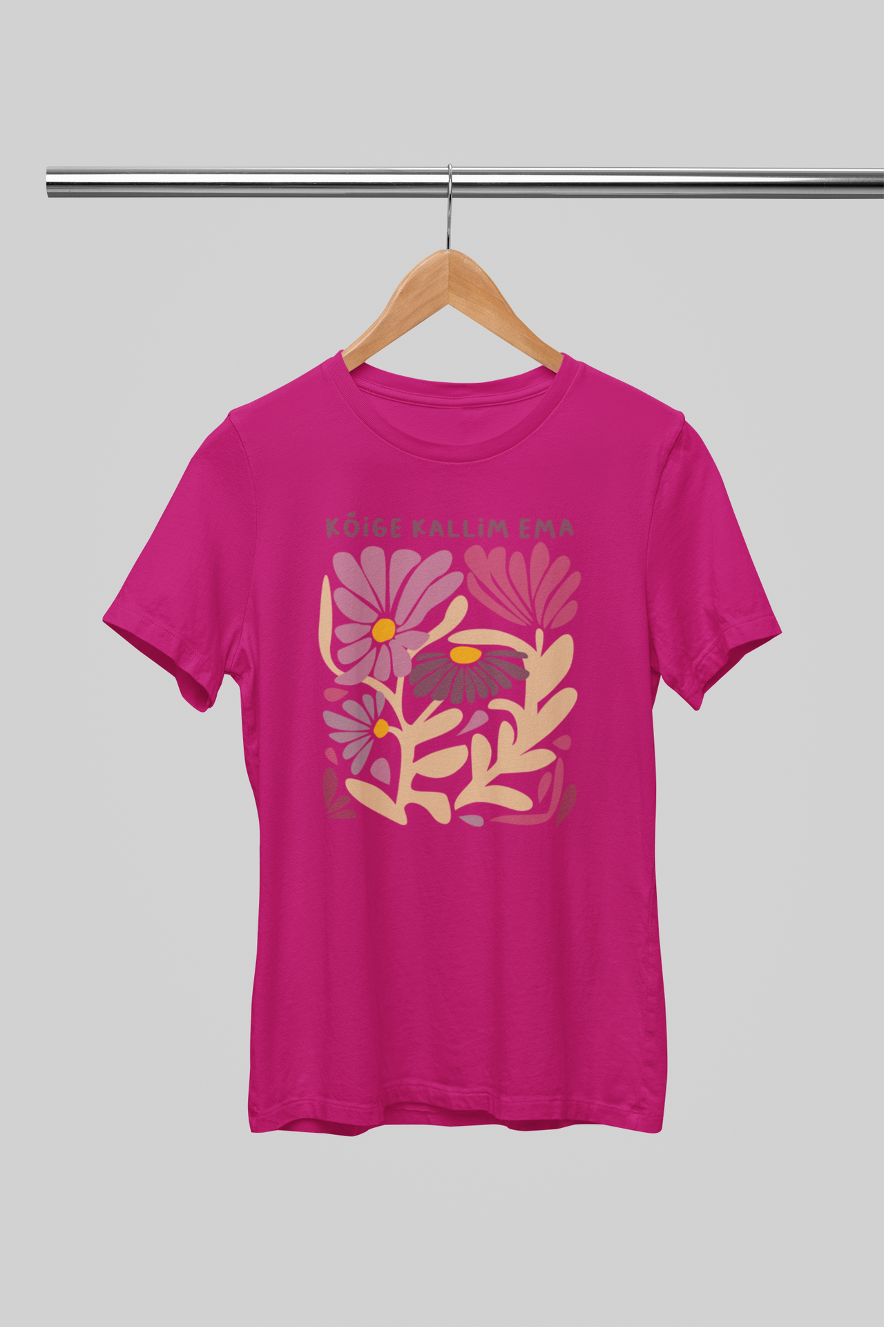 Fuksia UNISEX T-särgid "Stiilne ema"