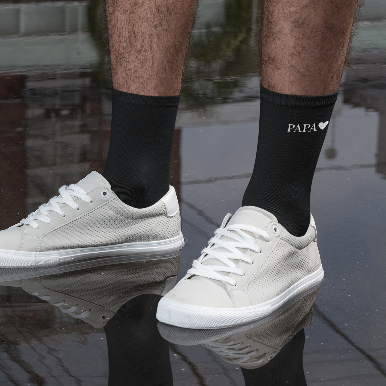 Mustad sokid "PAPA❤️"