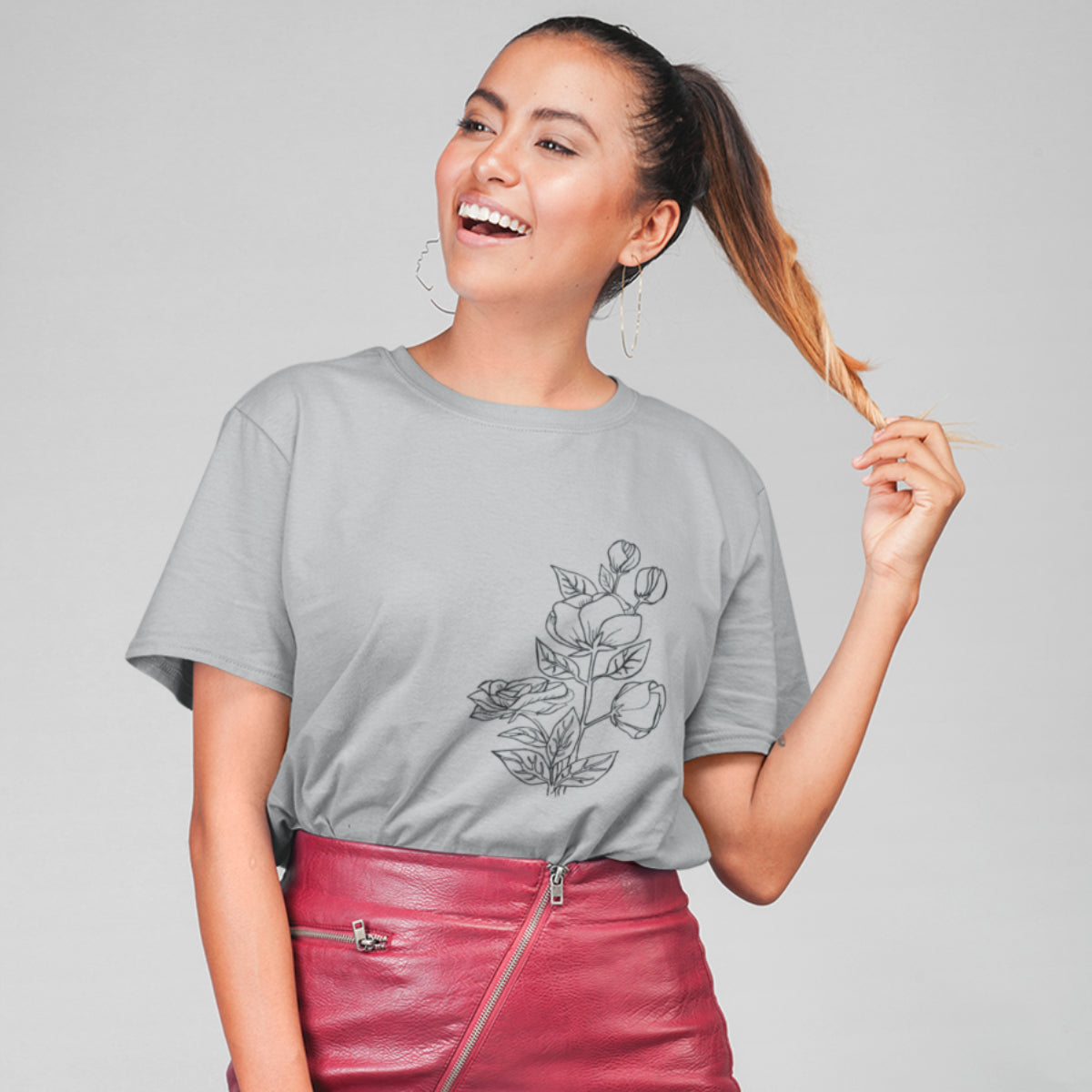 Hall Melange UNISEX T-särk Roosioks