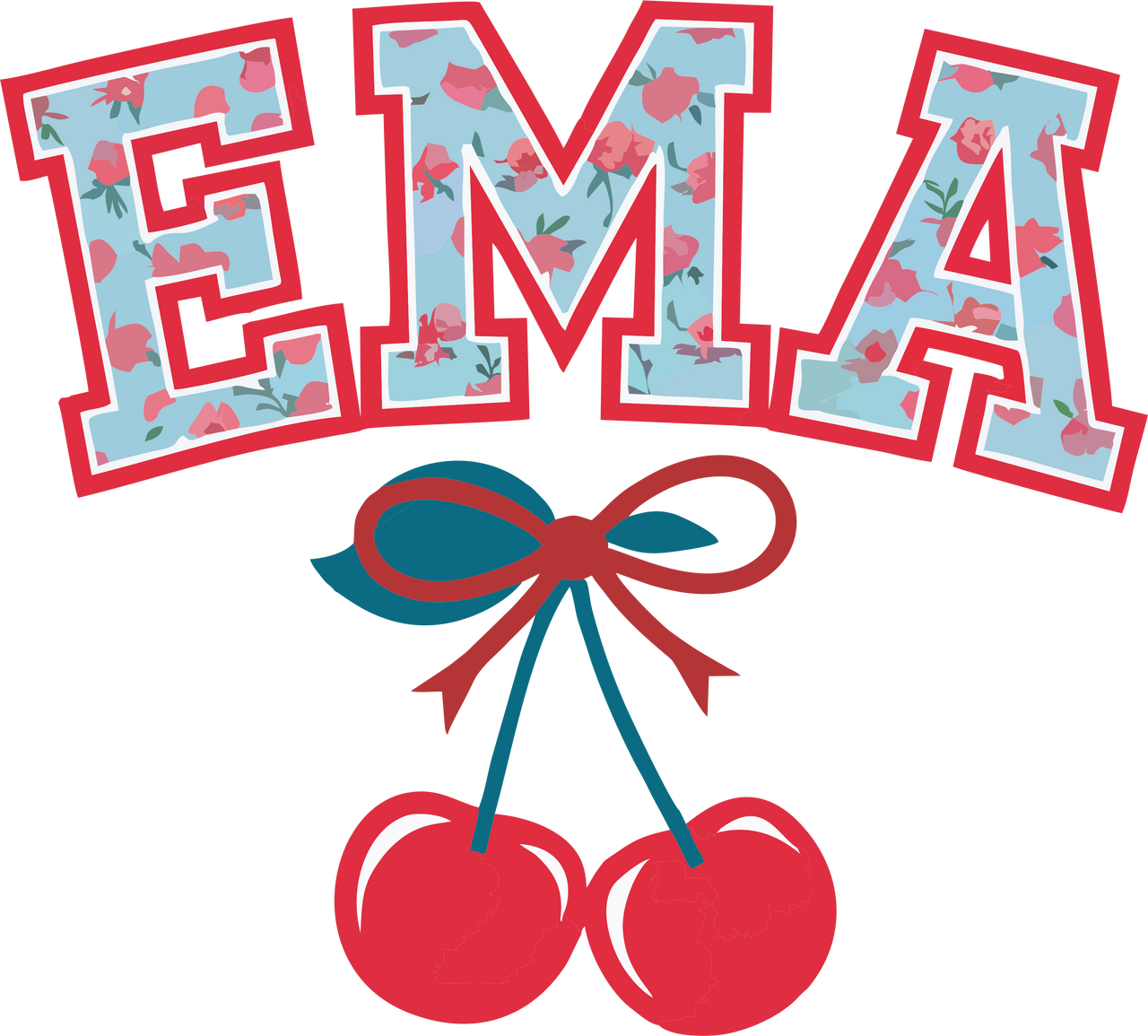 Looduslikku värvi puuvillane ostukott "Ema kirssidega"