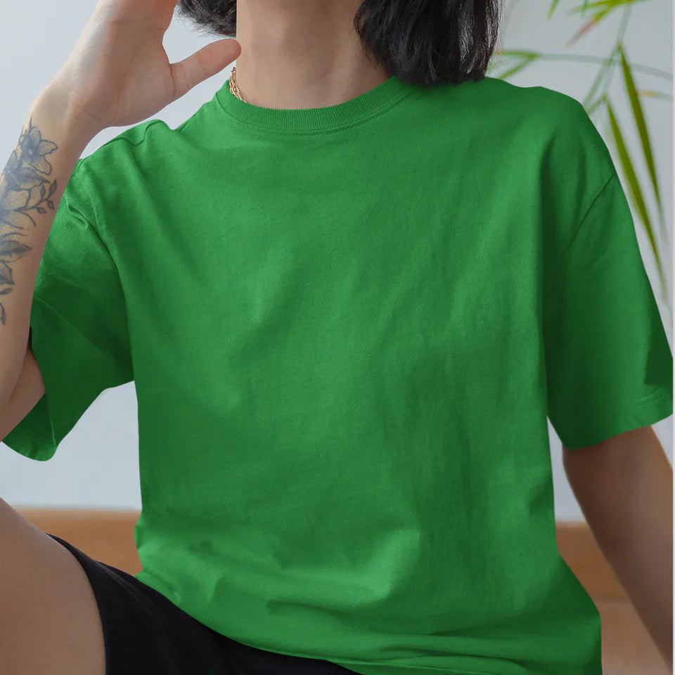 Rohelised UNISEX T-särgid ilma trükita